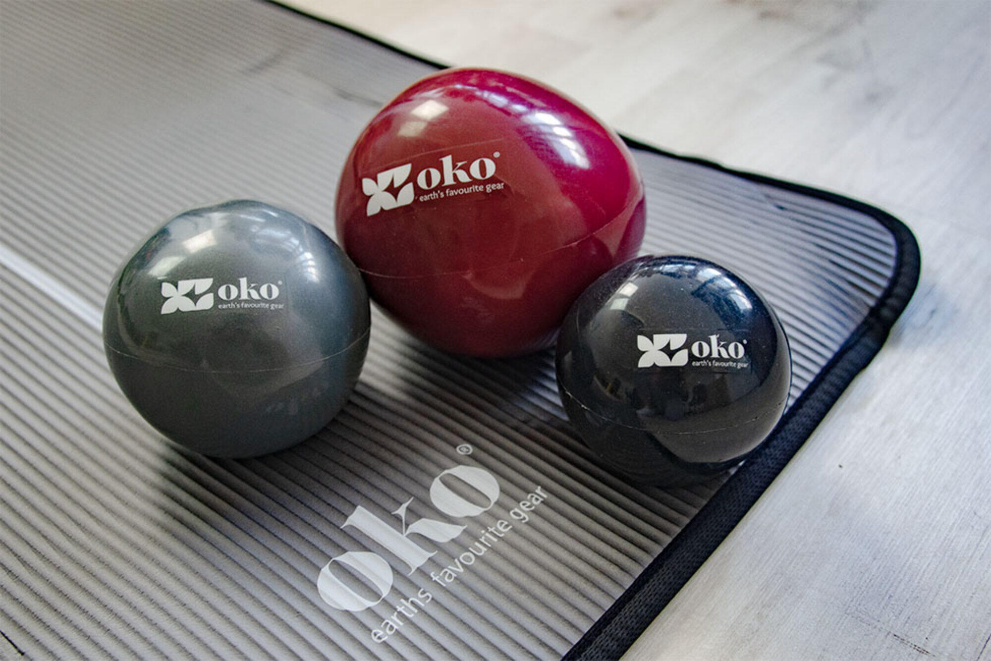 PVC-Ball mit Gewichten OKO - Gewicht nach Wahl 3/7