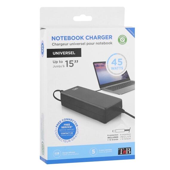 Carregador TNB de notebook fino universal de 45 W 2/2
