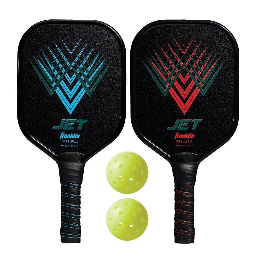 FRANKLIN Franklin Jet 2 Player Pickleball Paddle Set & Balls