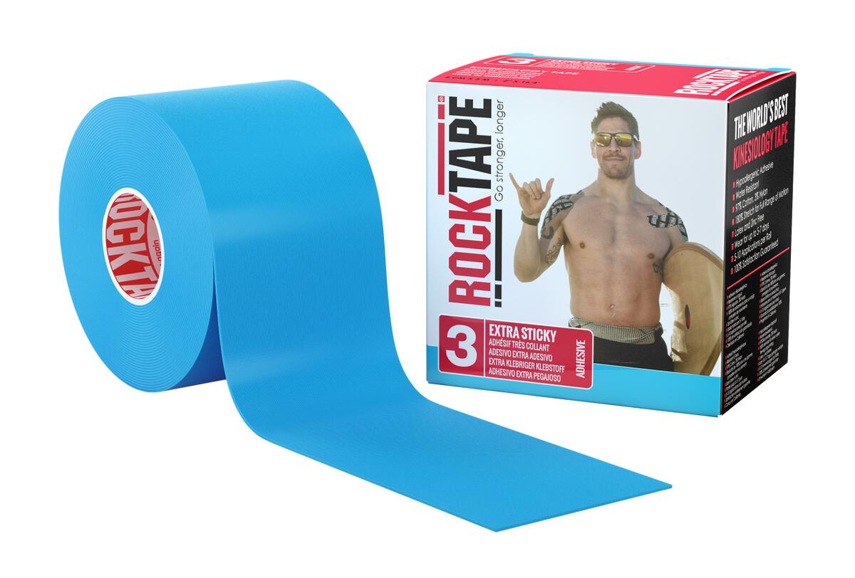 Nastro kinesiologico RockTape - H2O (5 cm x 5 m) - Blu |  Rocktape