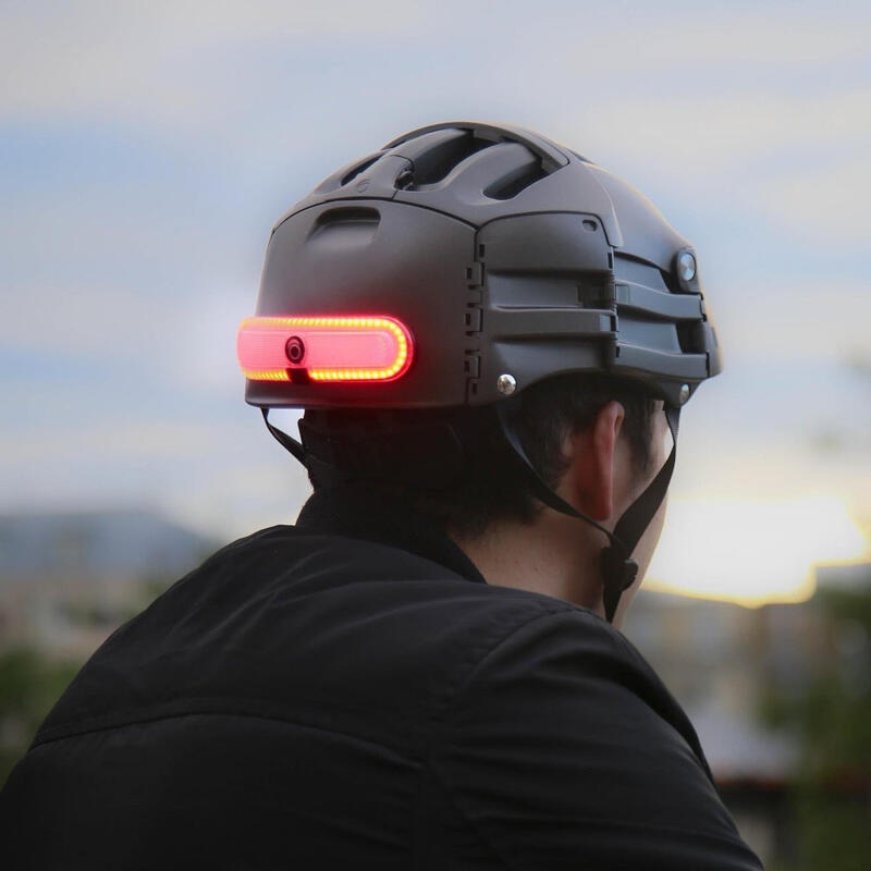 Overade TURN: Rücklicht Fahrrad/Helm - Blinklicht R/L - 5 Leuchtmodi