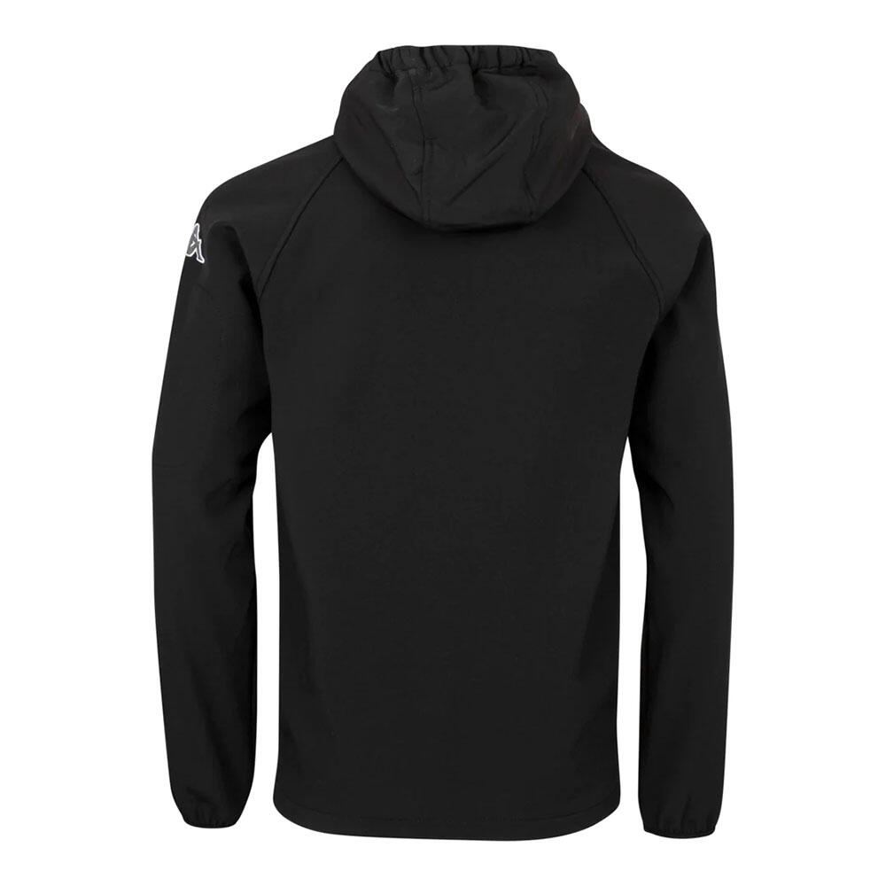 Veste Softshell noire Kappa Valas pour adulte 2/4