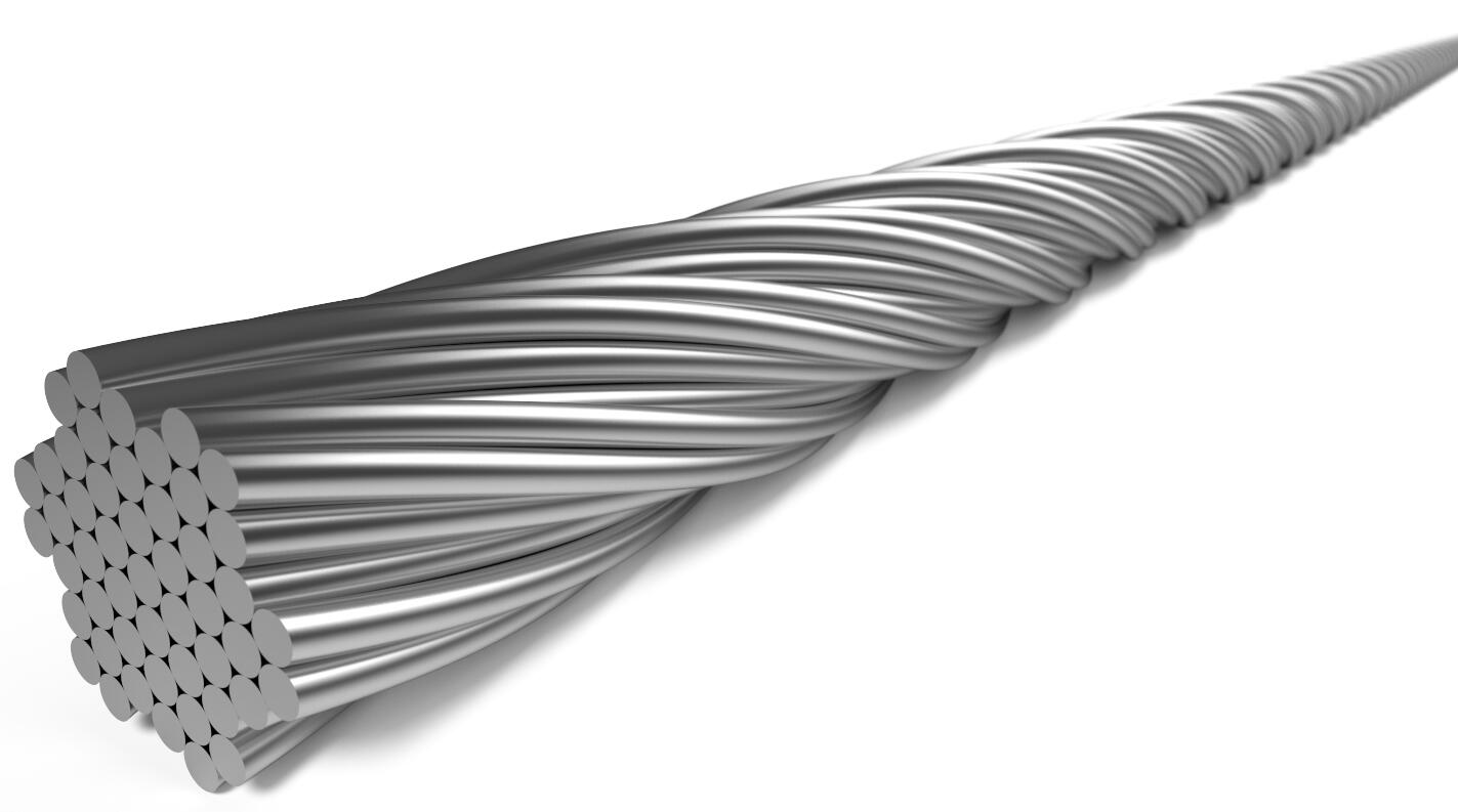 Elvedes Binnen Schakel Kabel 2250mm met 49 Draadjes 3/4