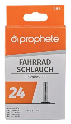 Fahrradschlauch 24 Zoll x 1.75 - 2.125, Autoventil