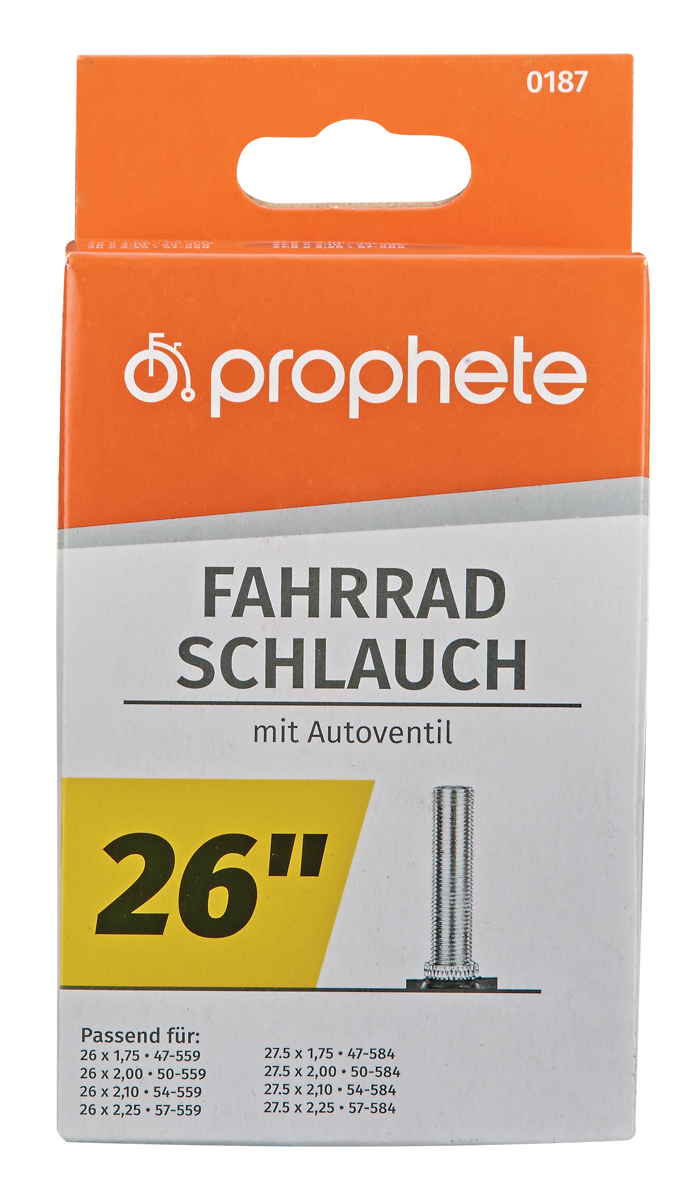 PROPHETE Camera d'aria per bicicletta 26 pollici x 1.75 - 2.125