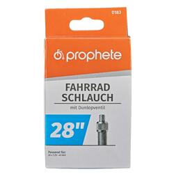 Chambre à air pour vélo 28 pouces x 1.75 - 2.00, valve Dunlop