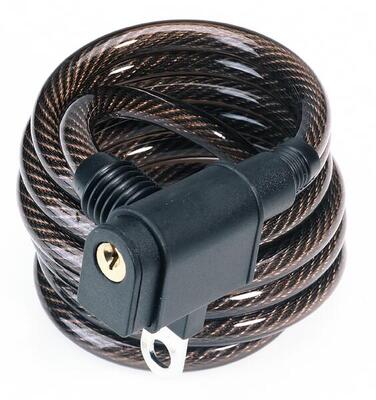 Lucchetto a cavo spiralato 2 chiavi