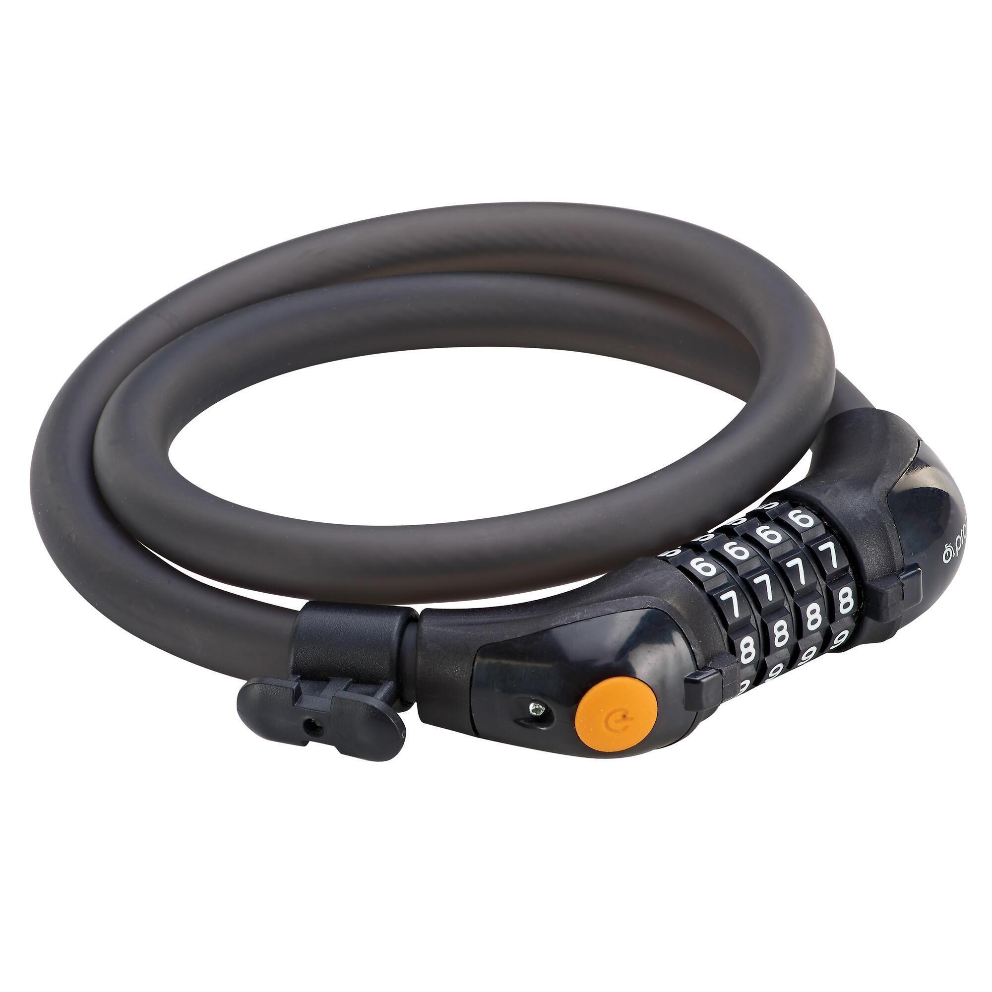 Prophete - Cadenas À Câble À Combinaison Prophete - Antivol - Noir - Taille Unique - Decathlon