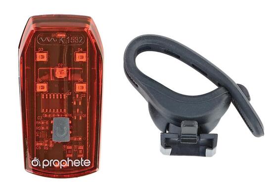 Fanale posteriore a LED a batteria con funzione stop