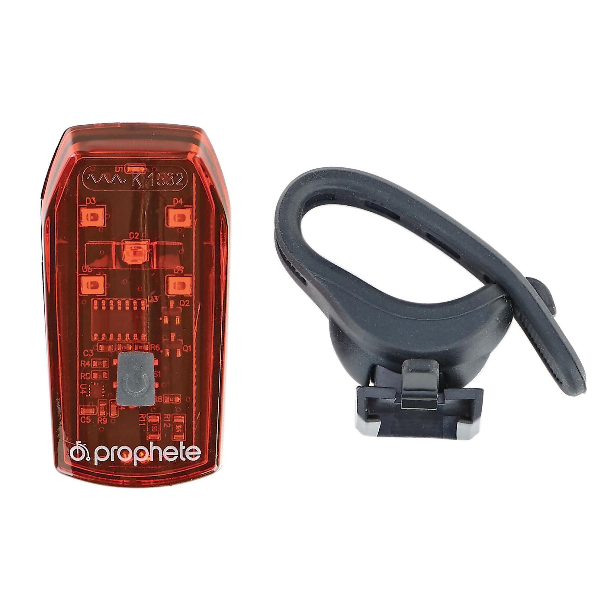 Tylne światło LED na baterie z funkcją światła stop