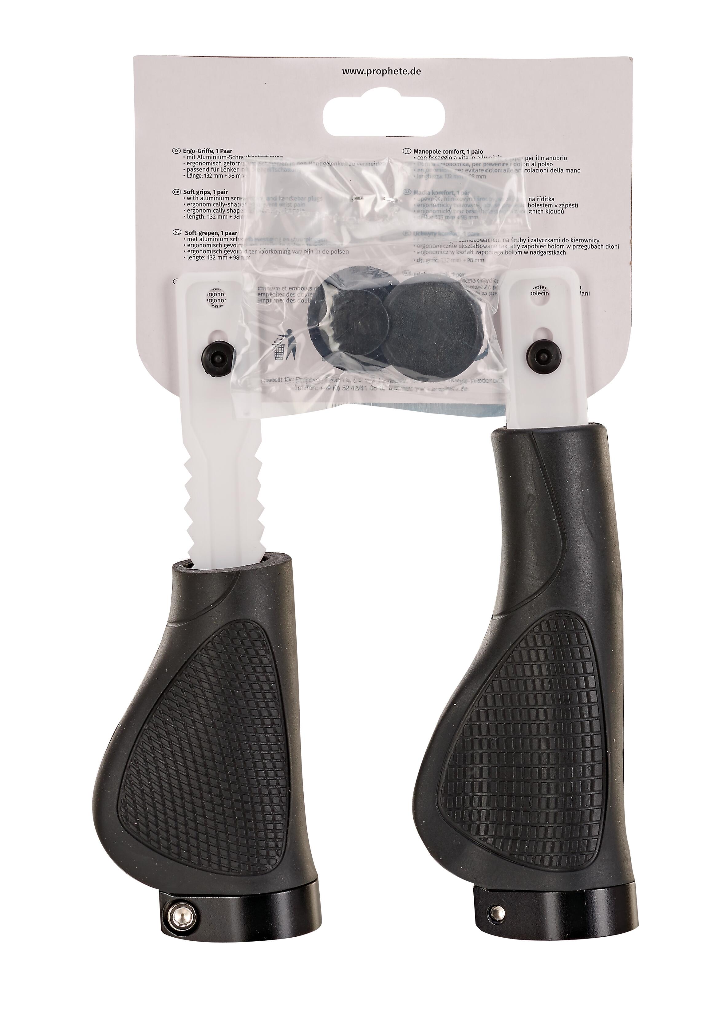 Manopole ergonomiche, sinistra 132 mm, destra 95 mm 3/3