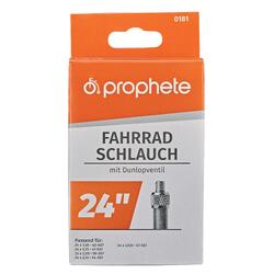 Chambre à air 24 pouces x 1,75 - 2,125, valve Dunlop