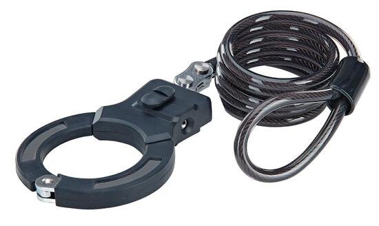 Lucchetto a manette e cavo a spirale
