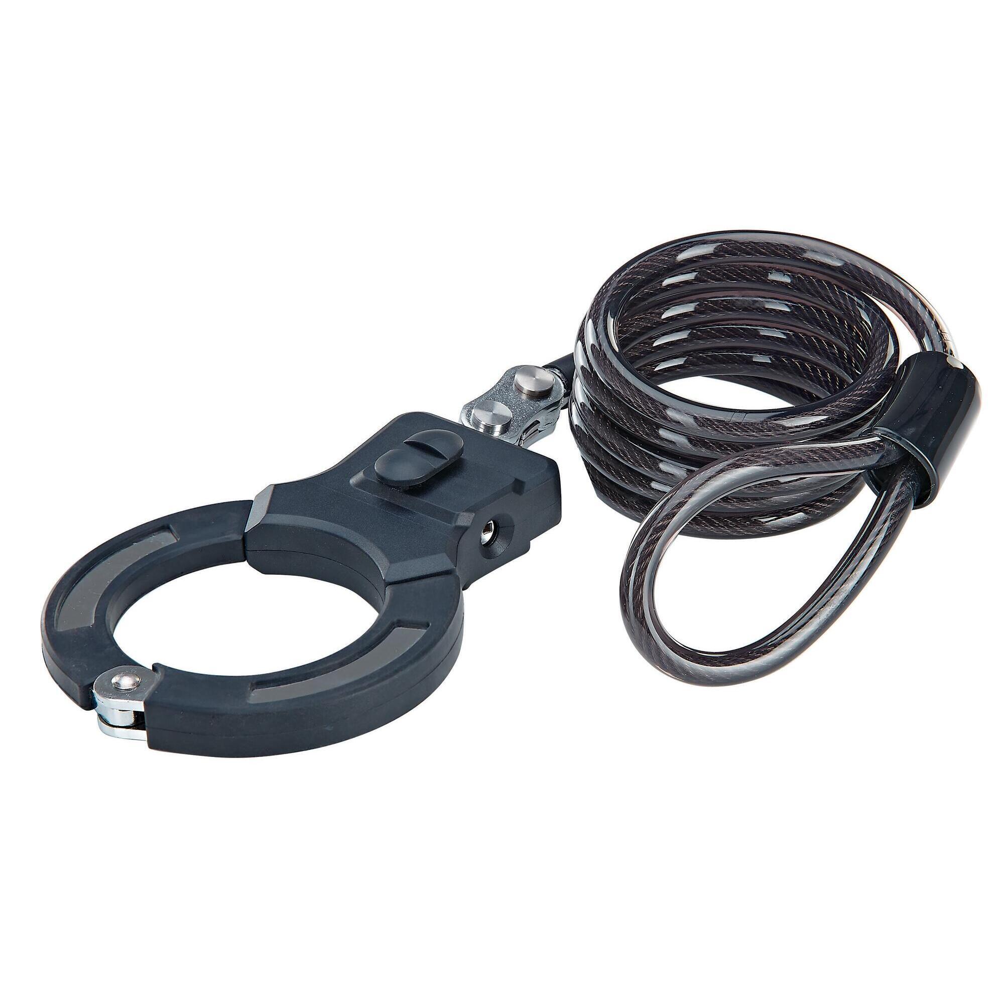 Prophete - Antivol À Chaînes Et Câble Spiralé - Antivol - Noir - Taille Unique - Decathlon