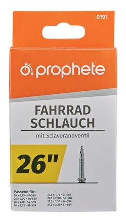 Chambre à air 26 pouces x 1,75 - 2,125