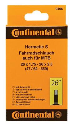Continental fietsband binnenband 26 inch x 1.75 - 2.125. autoventiel
