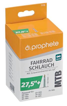 Fahrradschlauch 27.5 Zoll x 2.3 - 3.00