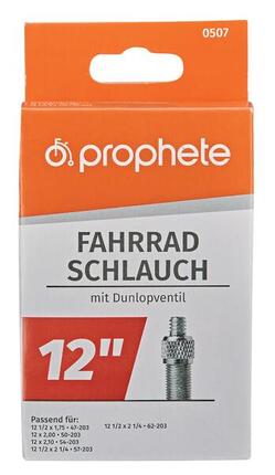 Chambre à air vélo 12 pouces 1/2 x 2 1/4