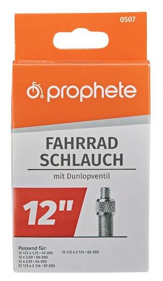 Chambre à air vélo 12 pouces 1/2 x 2 1/4