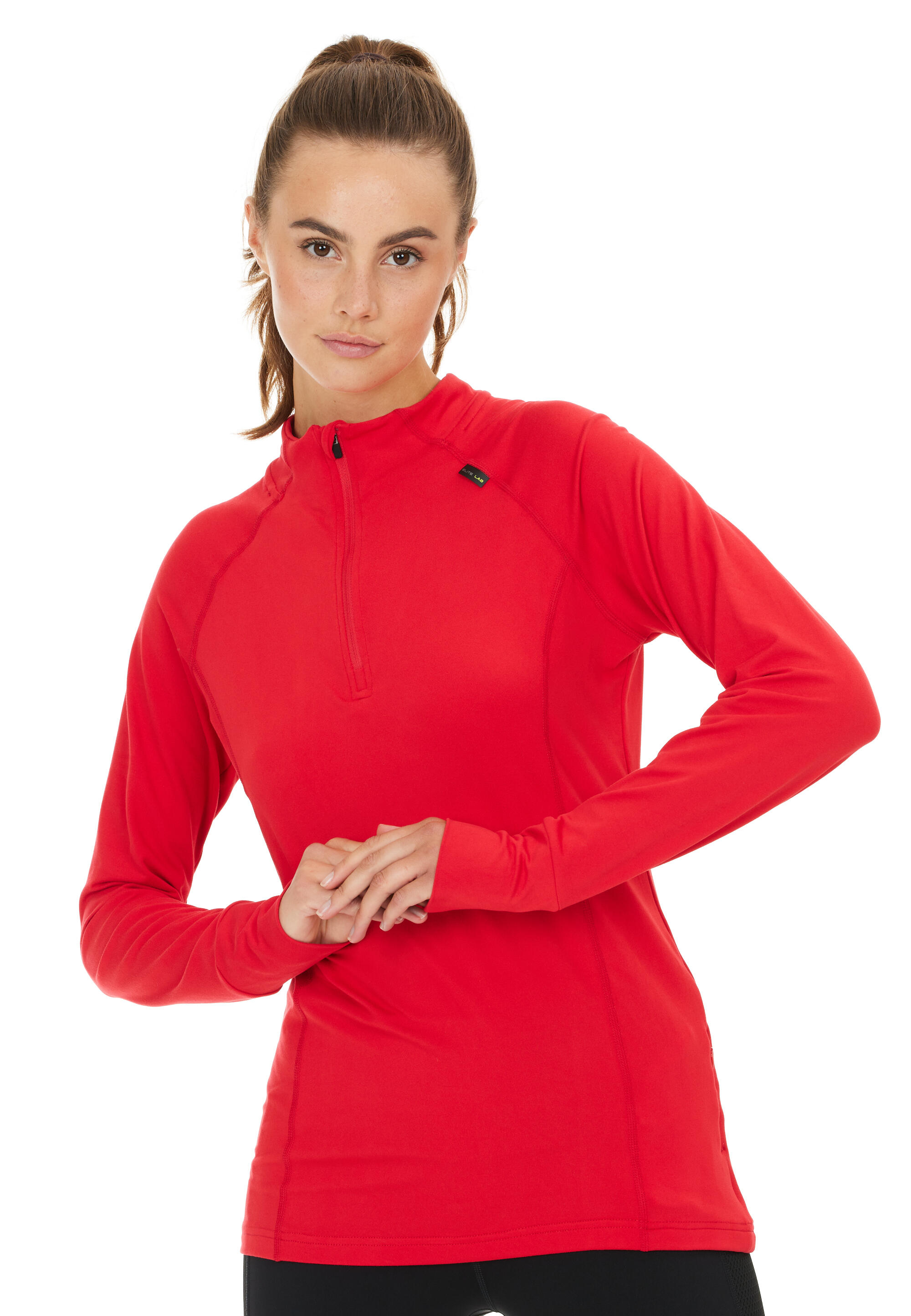 Maillot manches longues 1/4 zip femme Elite Lab Core X1 Elite 4/7