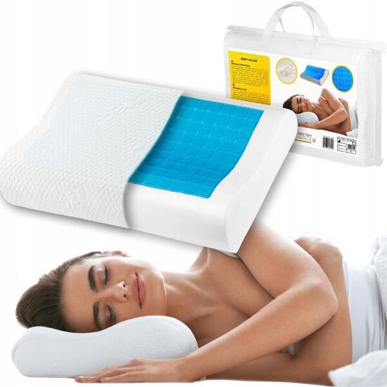 Orthopädisches Kissen 4FIZJO ERGO+ profiliert kühlend