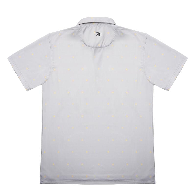 Polo de Golf Balles de Golf Manches Courtes Homme Gris Clair