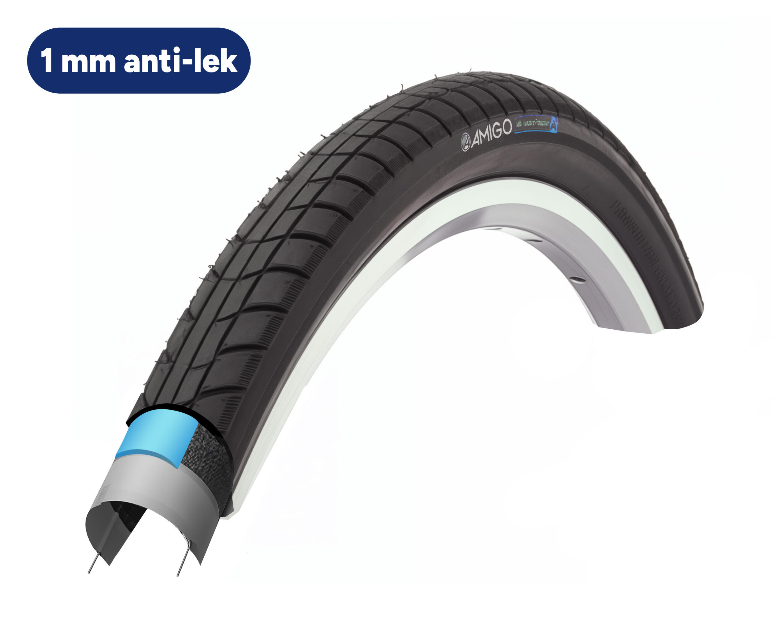 Toro Buitenband 1 mm Anti-lek 28 x 1.50-1 5/8 x 1 1/2 (40-622) Zwart 2/6