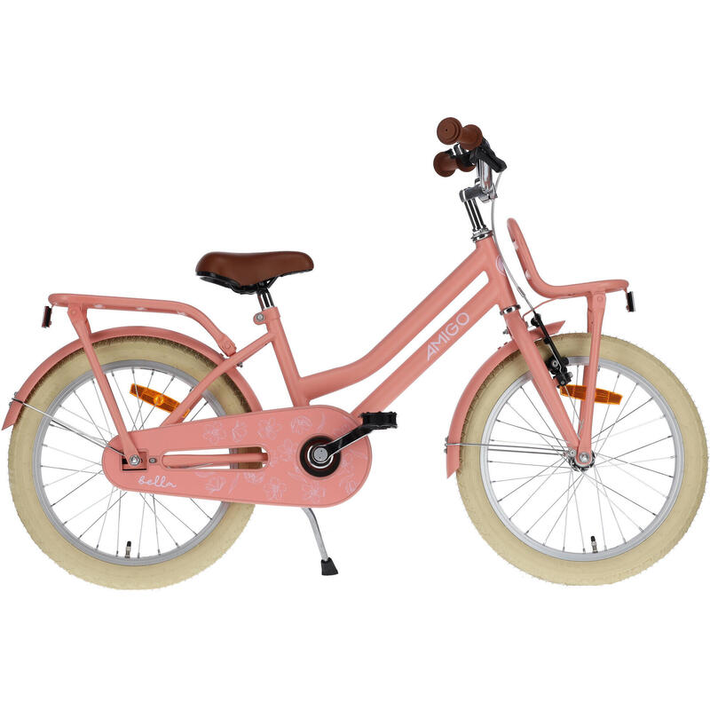 AMIGO Vélo fille Bella 18 Pouces Fille Frein à rétropédalage Saumon