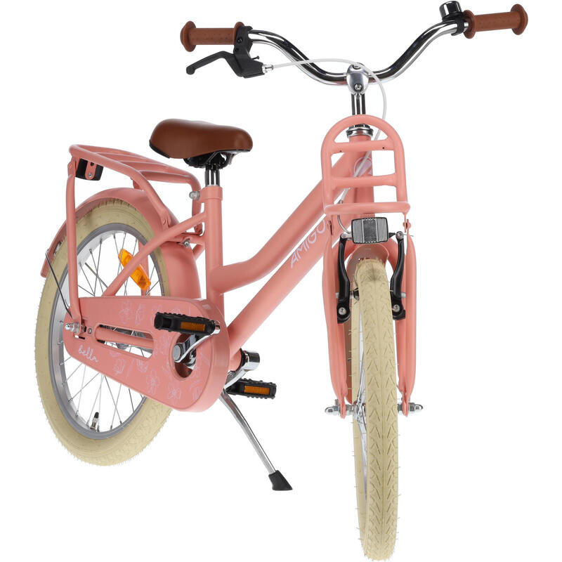 AMIGO Vélo fille Bella 18 Pouces Fille Frein à rétropédalage Saumon