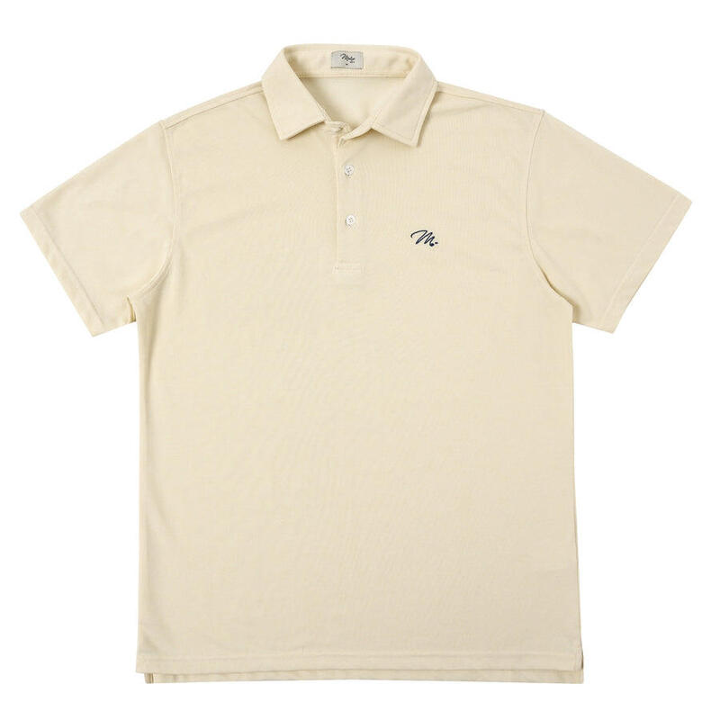 Polo Golf Eco Pique Manches Courtes Homme Beige