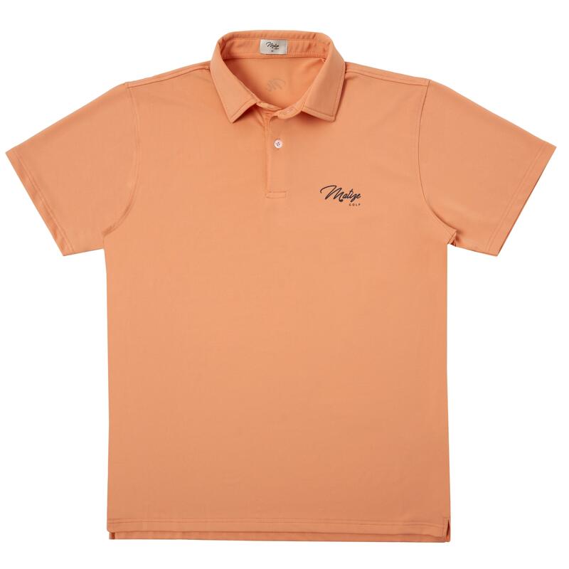 Polo da Golf MG Essential Manica Corta Uomo Mandarino