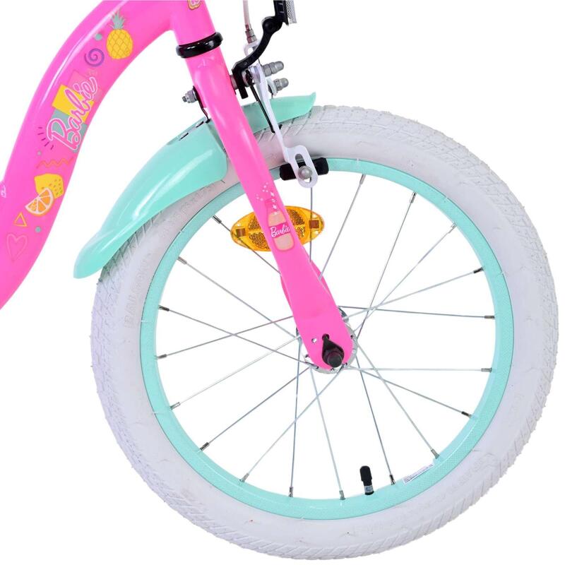 VOLARE BICYCLES Kinderfahrrad Barbie, 16  Zoll