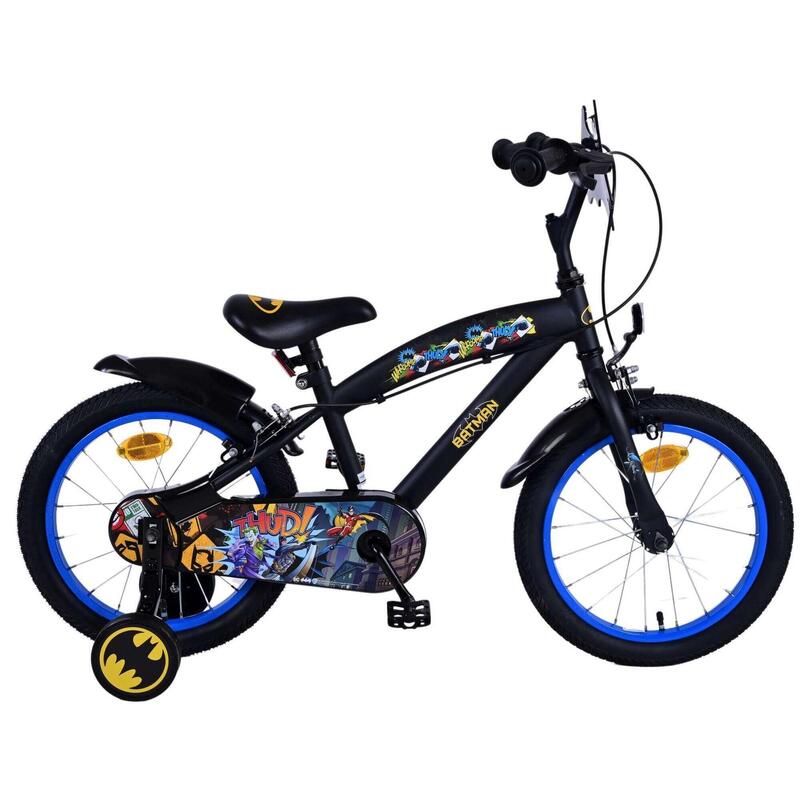 VOLARE BICYCLES Kinderfiets Batman 16 inch, zonder terugtraprem