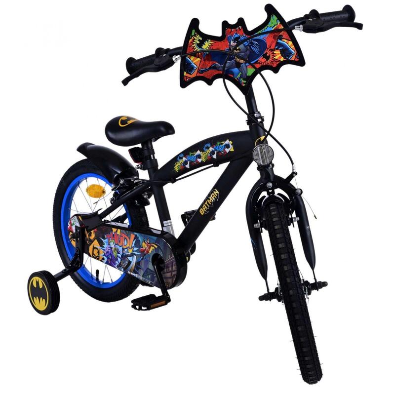 VOLARE BICYCLES Kinderfiets Batman 16 inch, zonder terugtraprem