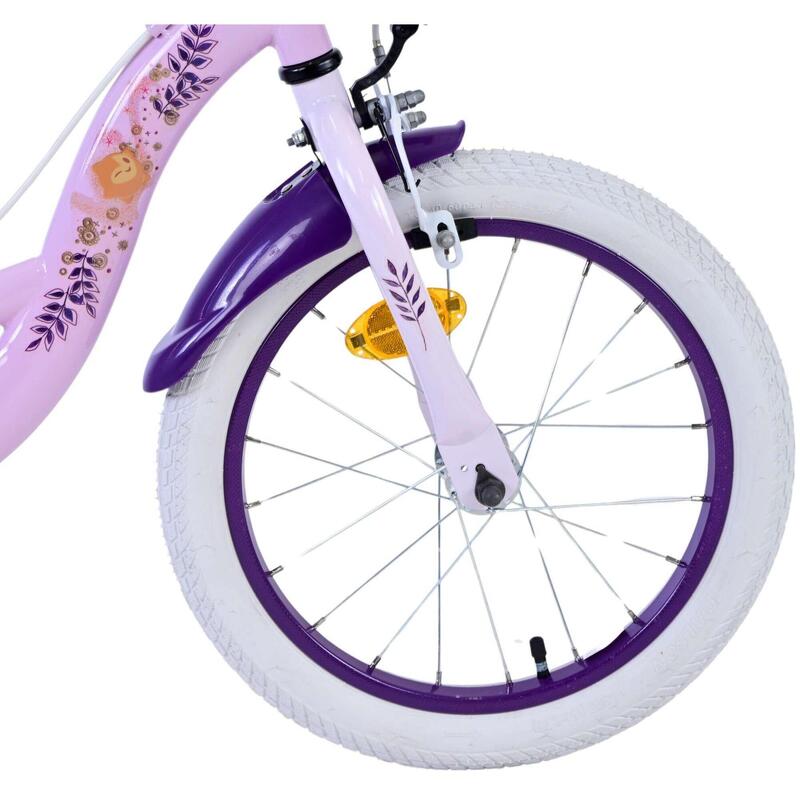 VOLARE BICYCLES Vélo enfant Disney Wish, 16 pouces, sans frein à rétropédalage