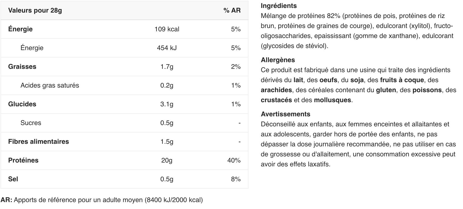 Veggie Protein Complex OLIMP 500 g. Naturalny 2/3