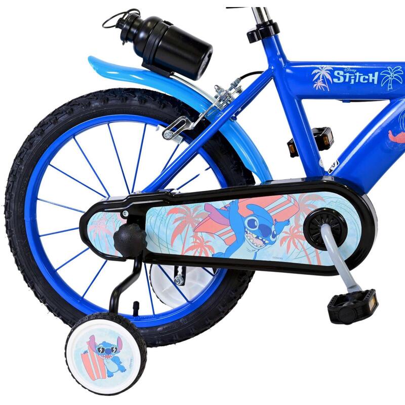 VOLARE BICYCLES Kinderfahrrad  Disney Stitch, 16  Zoll, ohne Rücktrittbremse