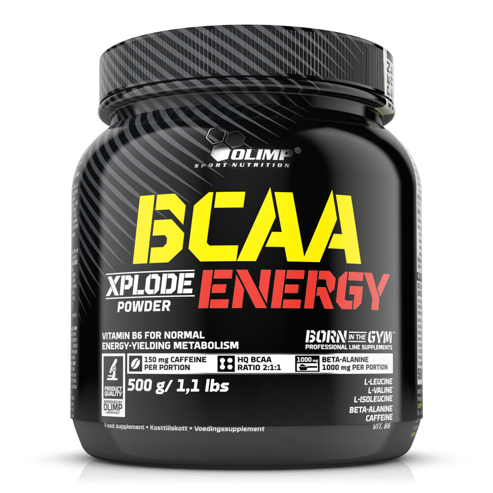 OLIMP SPORT BCAA in polvere - BCAA Xplode Powder Energy - Punch alla Frutta 500g