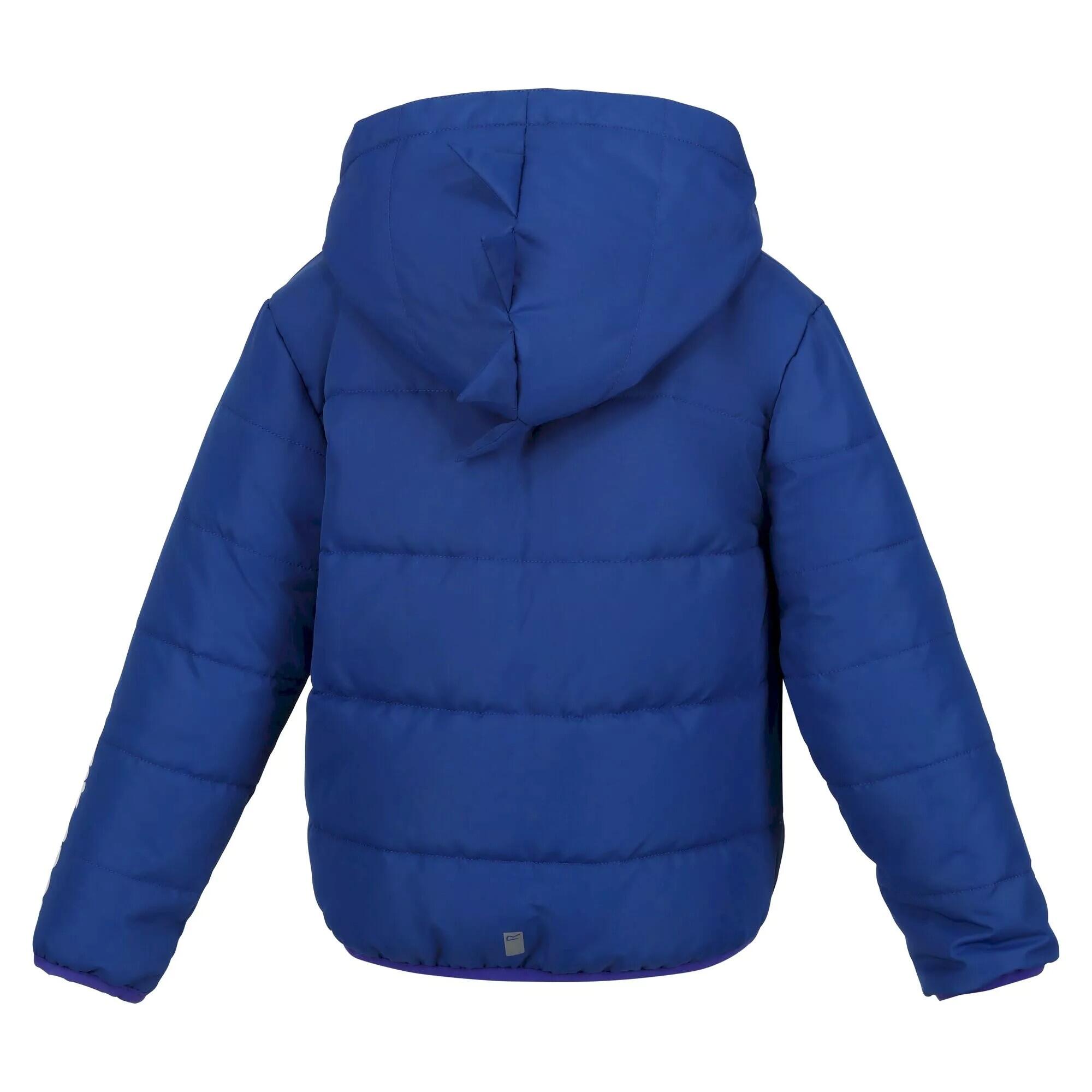 Boys Peppa Pig Winter Scene Padded Jacket Space Blue