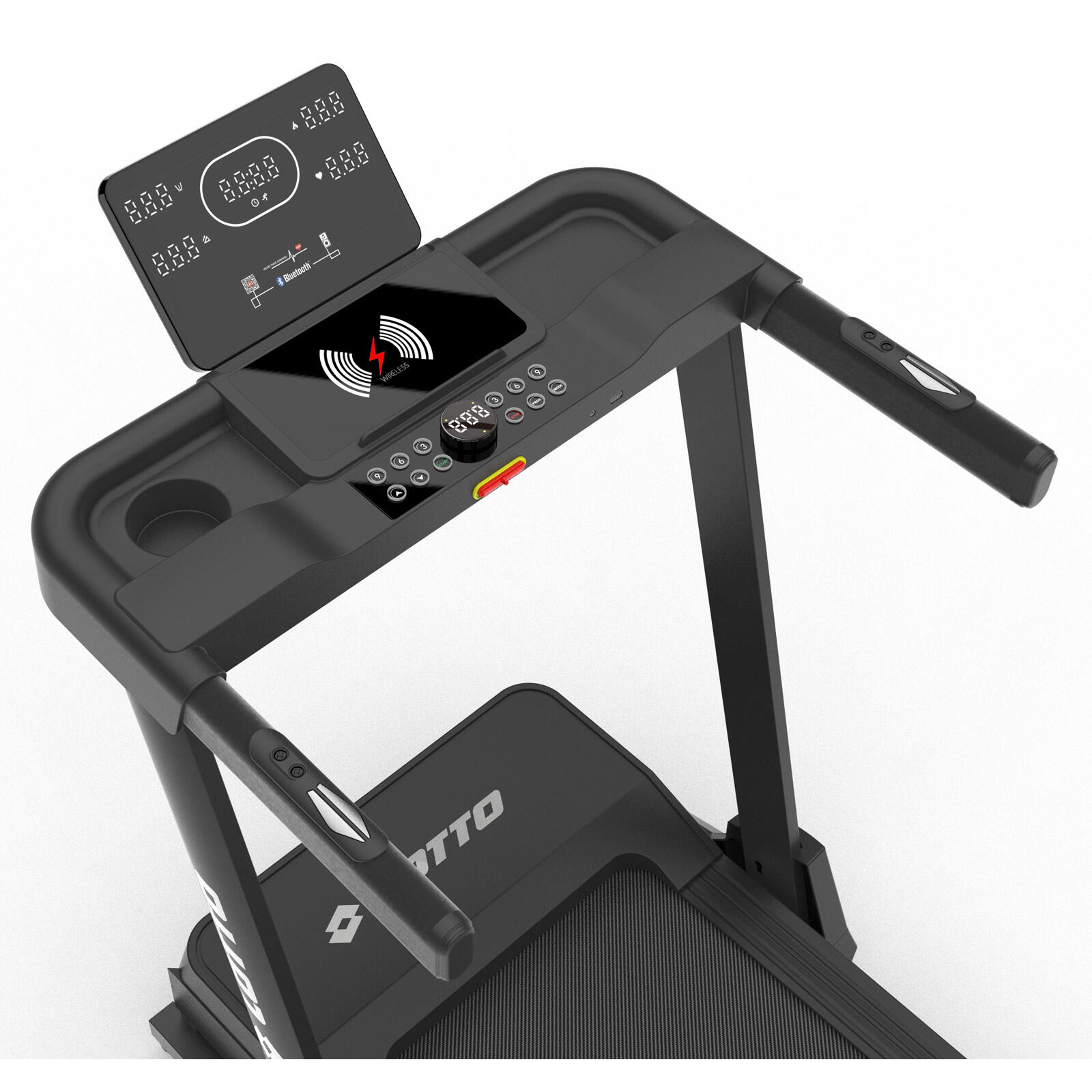 LOTTO Corso 400 Tapis de Course Electrique Pliable,Max 120kg,Bluetooth,1-16 km/h 4/7