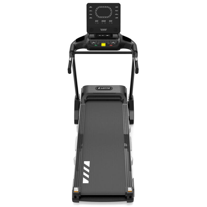 LOTTO Forza Tapis roulant elettrico pieghevole,max.120kg,Bluetooth,LED,1-18 km/h