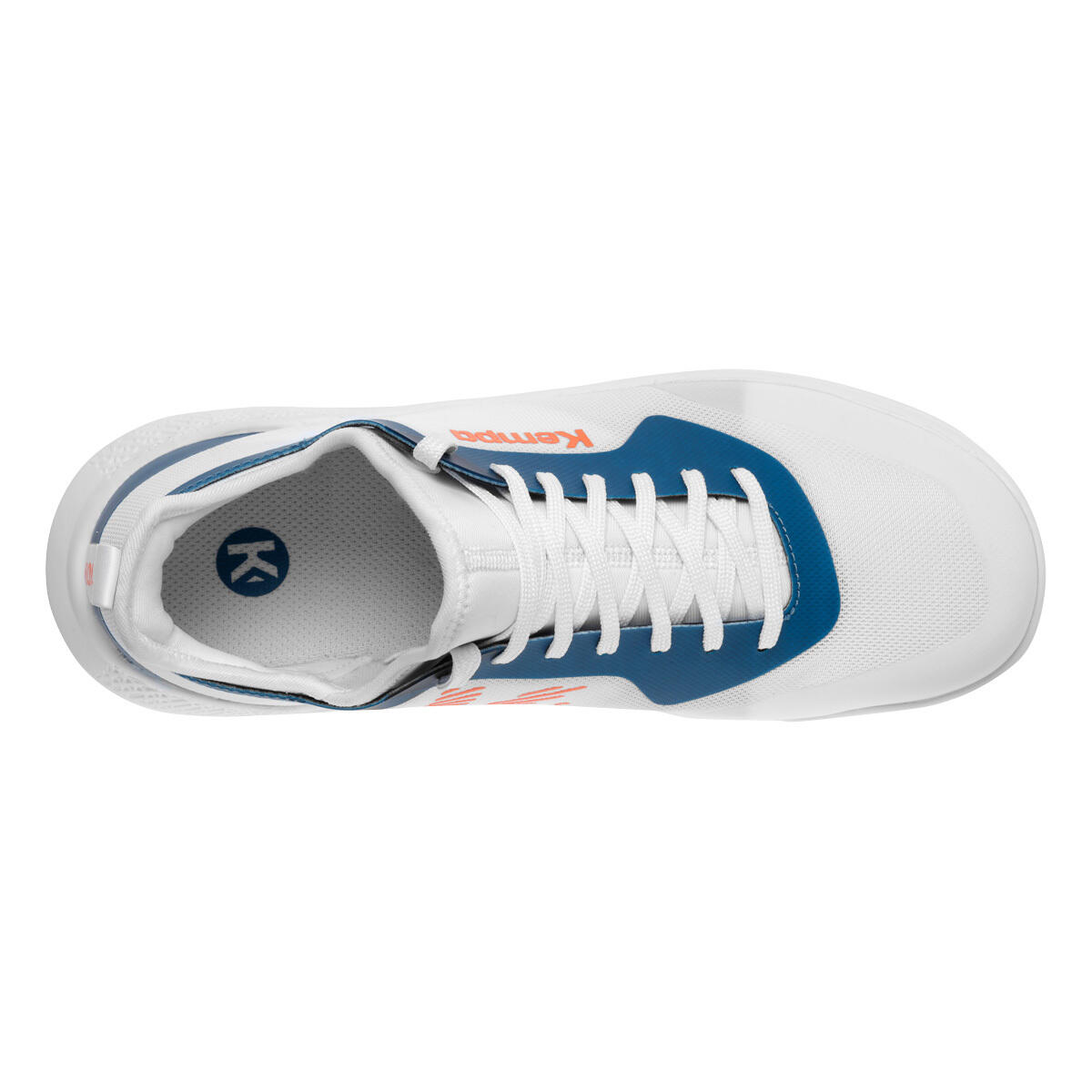 Kempa KOURTFLY Junior Hallenschuh Handballschuhe Kinder 200868201 weiss blau 5/7