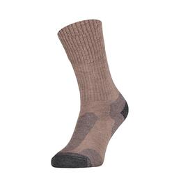 S59 Lot de 2 Paires de Chaussettes de Travail Outdoor en Laine Mérinos Beige