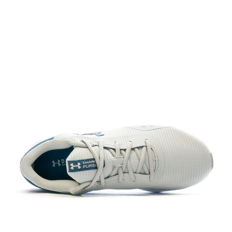 Chaussures de Running Blanc/Bleu Homme Under Armour Charged Pursuit 3 Tech