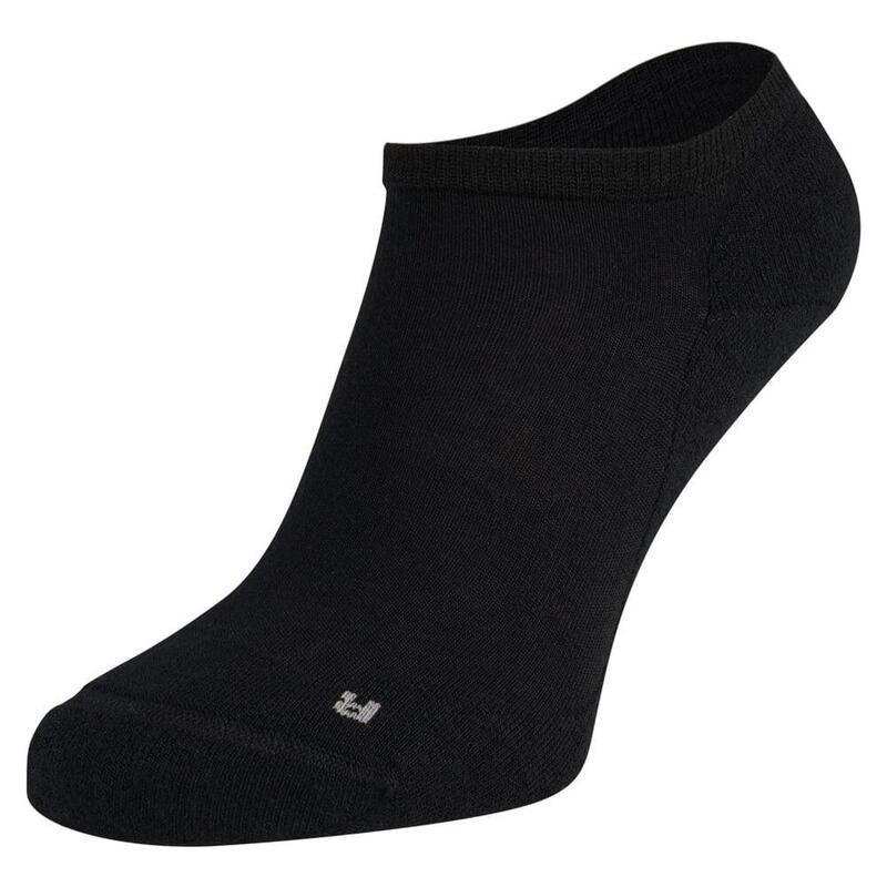 Lot de 6 paires de Chaussettes Sneakers en Laine Mérinos S17 Noir