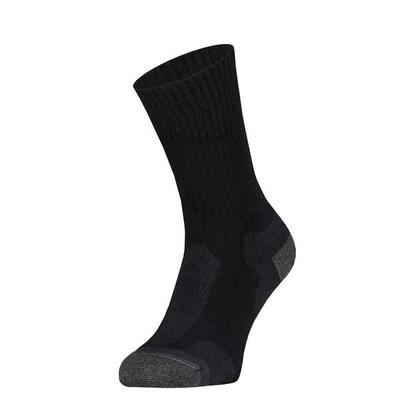 S59 merino wollen outdoor work sokken 2-pack zwart