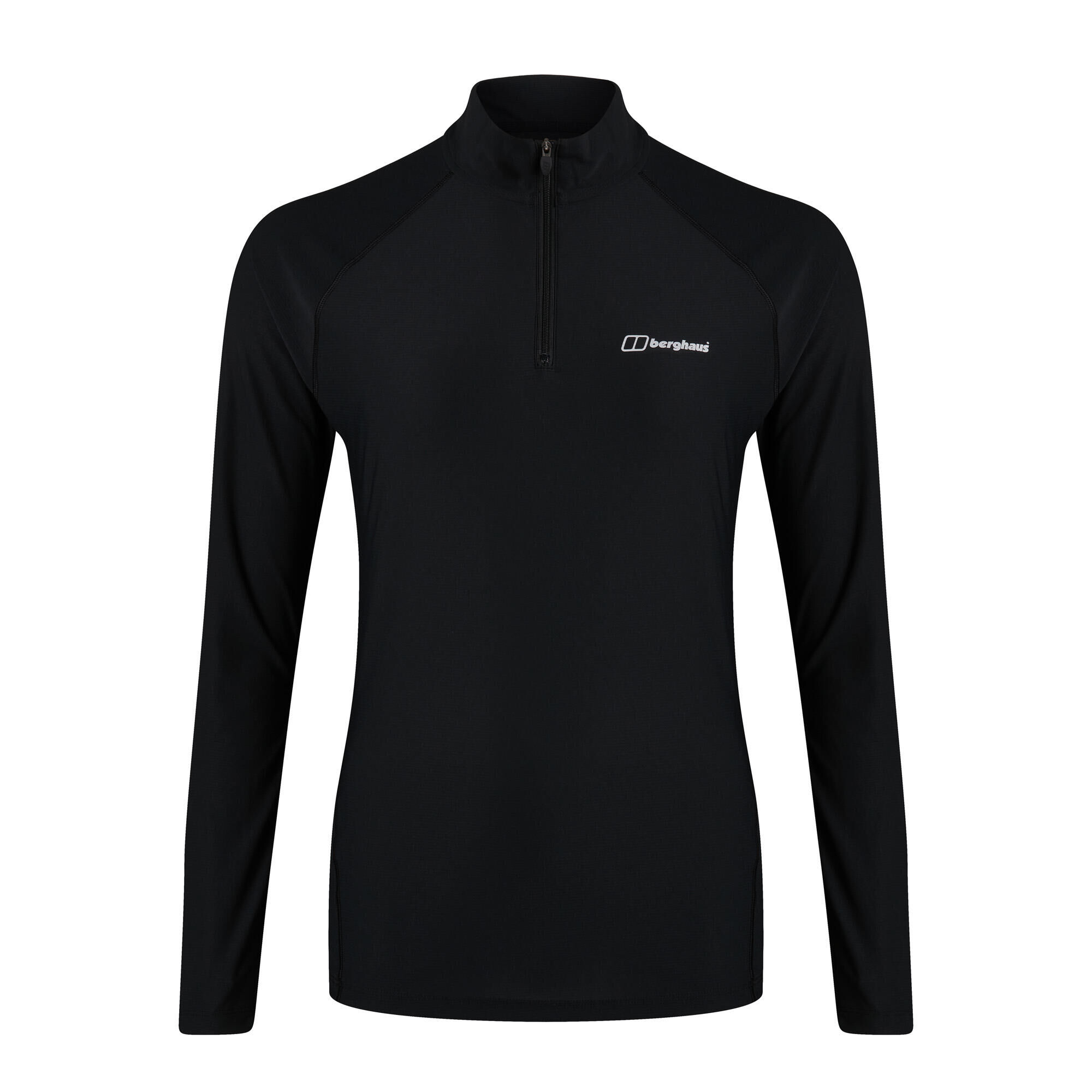 BERGHAUS Women's 24/7 Half Zip Long Sleeve Tech Tee