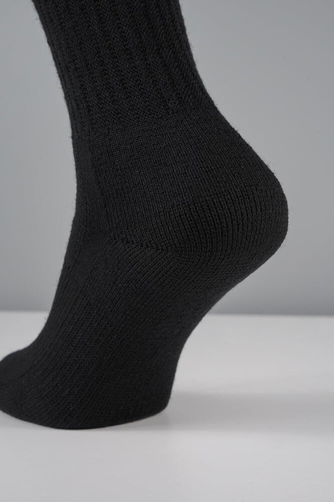 S28 Merino Wollene Kniestrümpfe Schwarz 3er-Pack 35/38 3/4