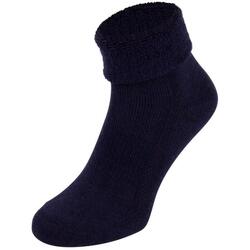 S29 Lot de 3 Paires de Chaussettes en Laine Mérinos Marine