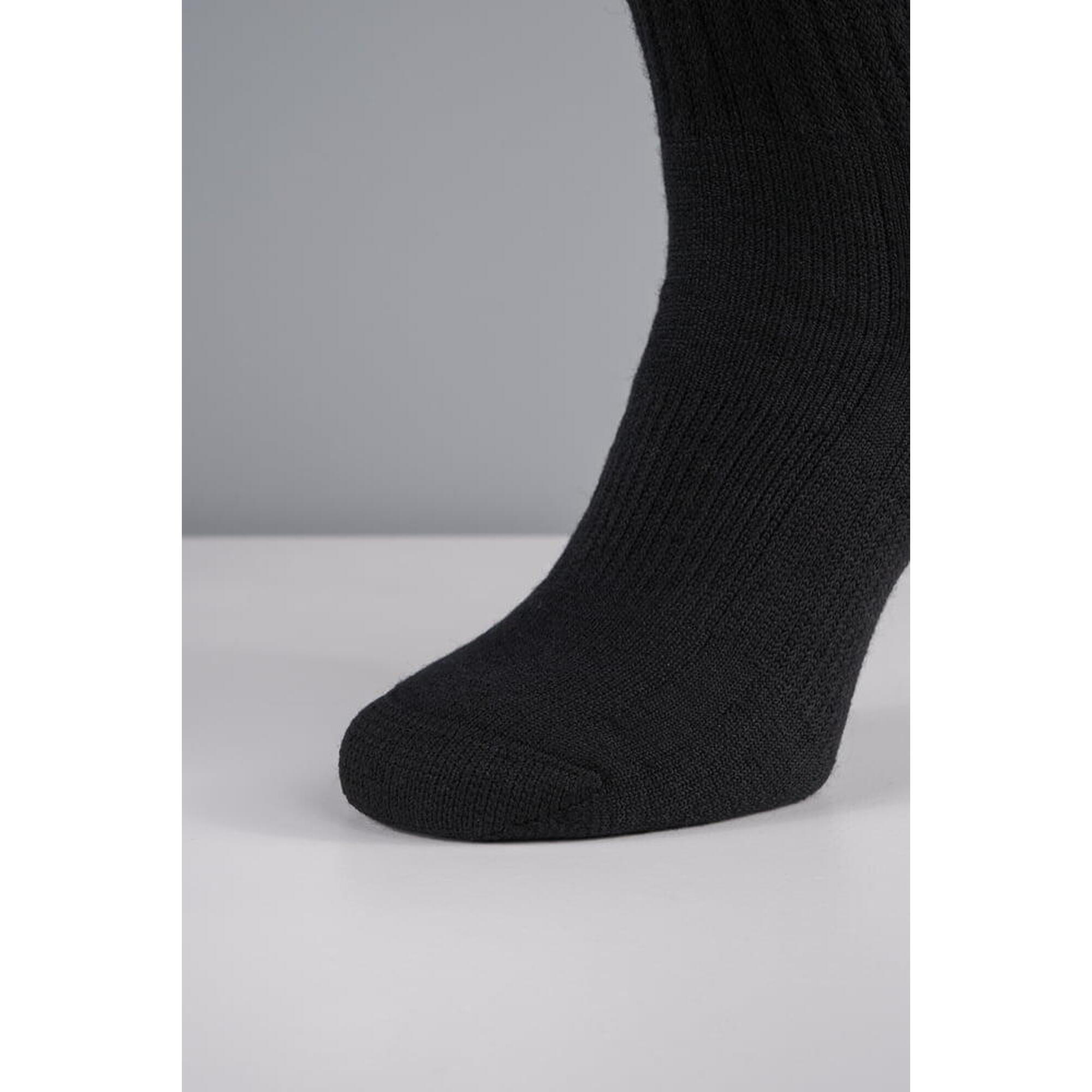 Chaussette Haute en Laine Mérinos S28 Noir, Lot de 3